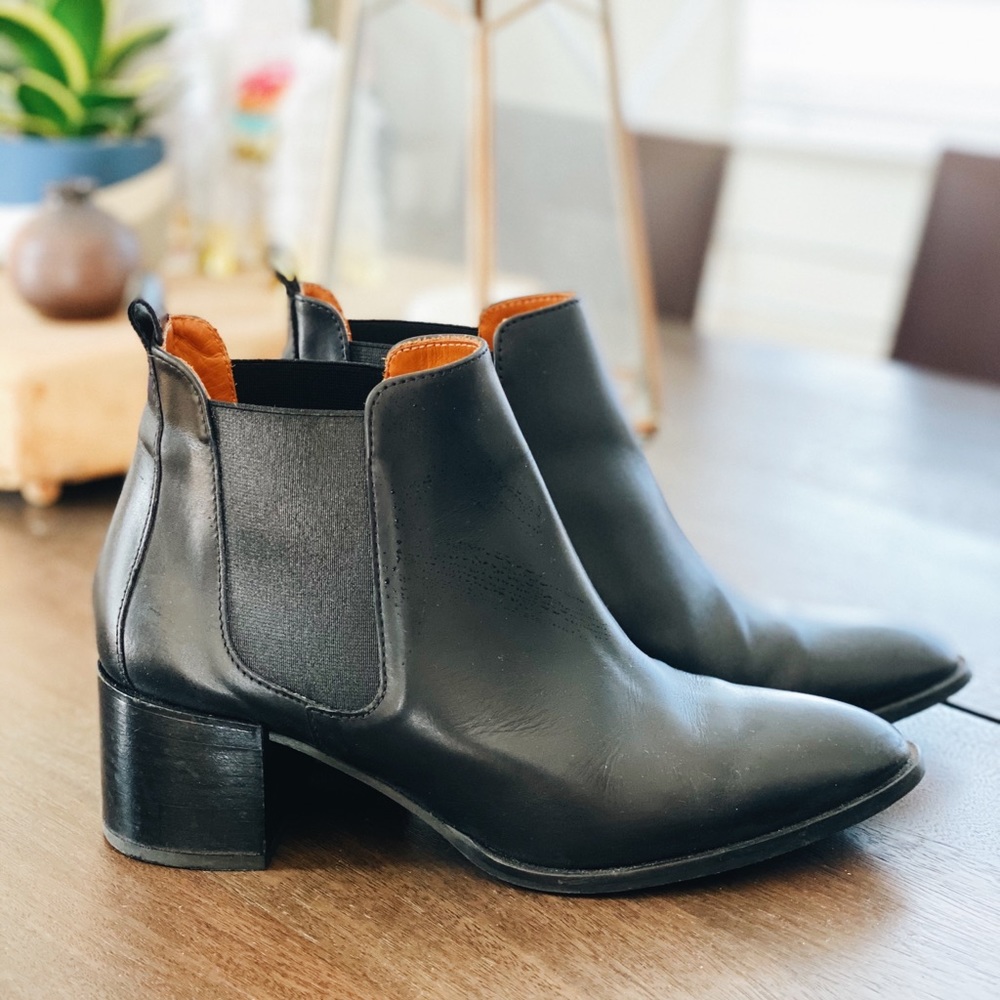 Everlane The Heel Boot - Black Size 8